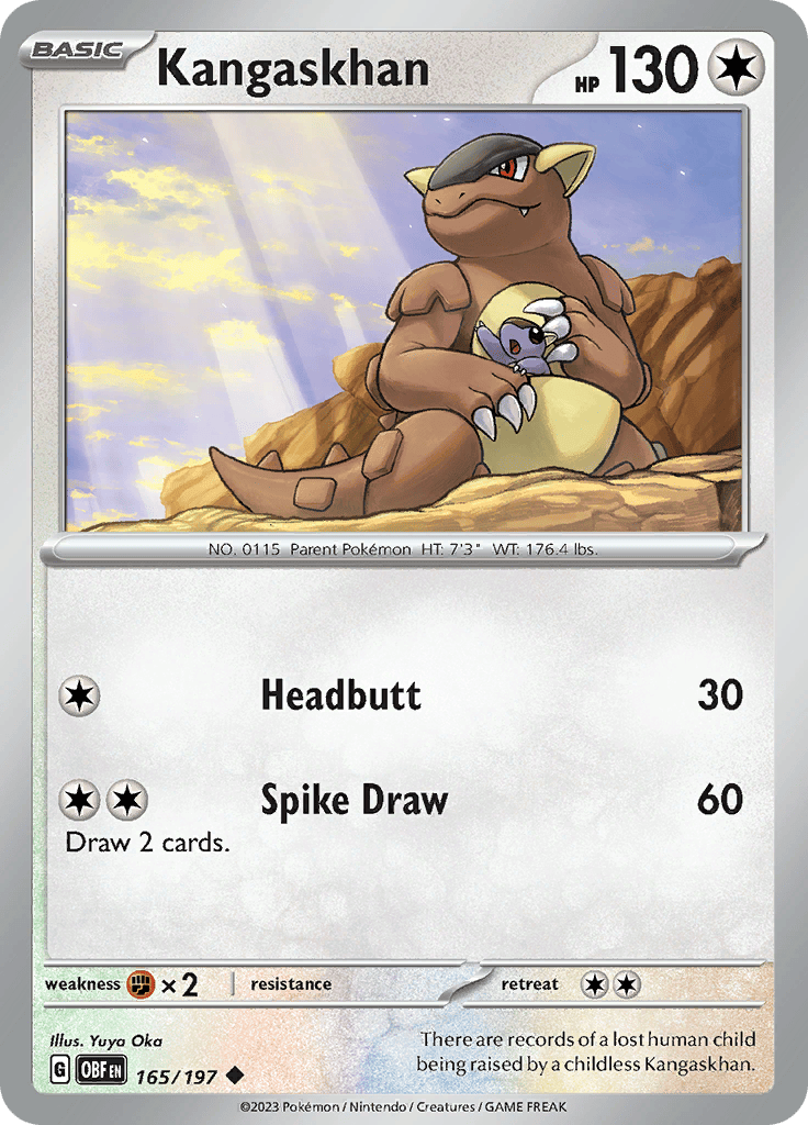 Obsidian Flames - Kangaskhan