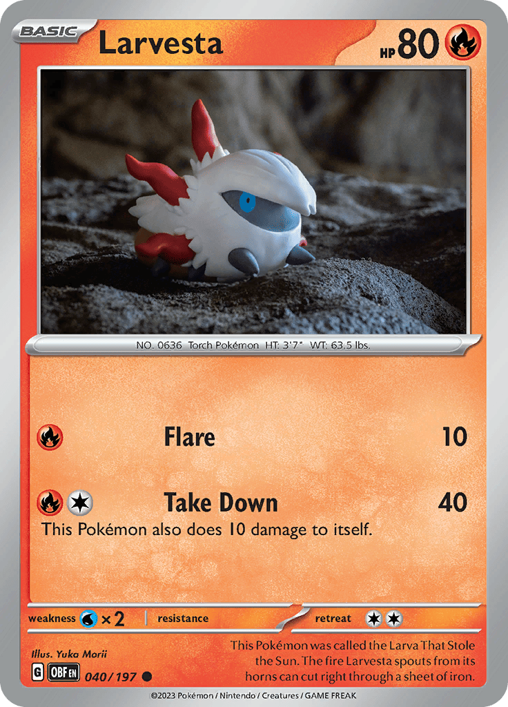 Obsidian Flames - Larvesta