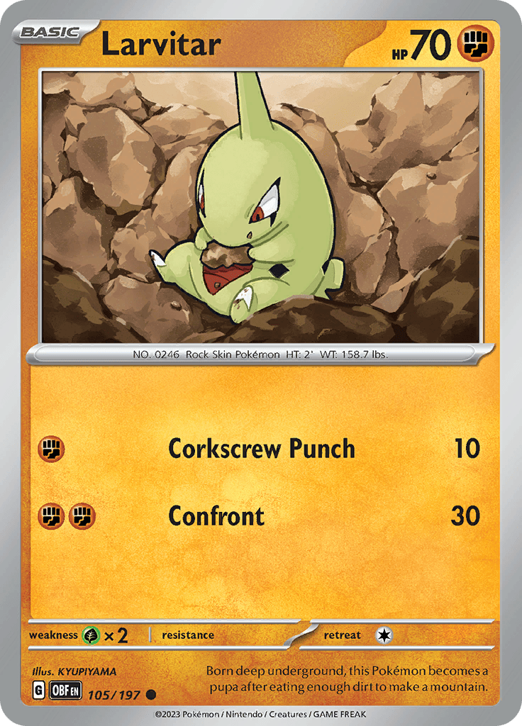 Obsidian Flames - Larvitar