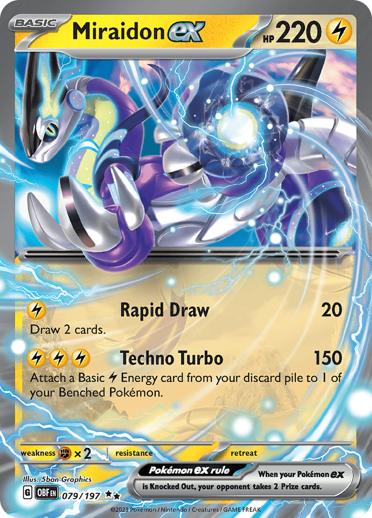 Obsidian Flames - Miraidon Ex