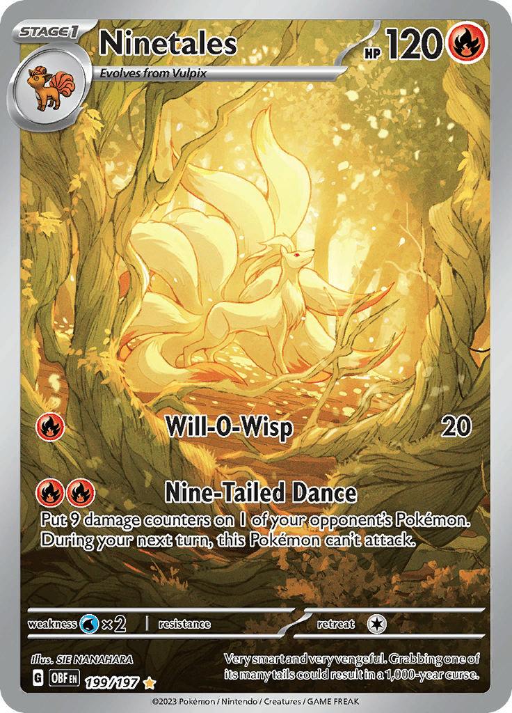 Obsidian Flames - Ninetales