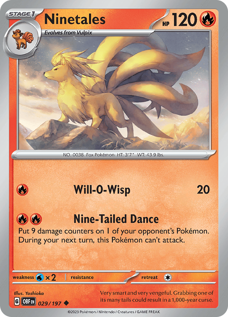 Obsidian Flames - Ninetales
