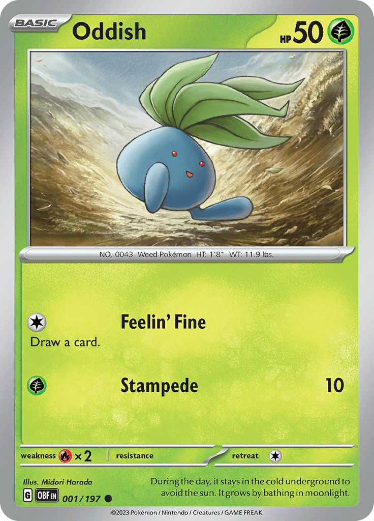 Obsidian Flames - Oddish