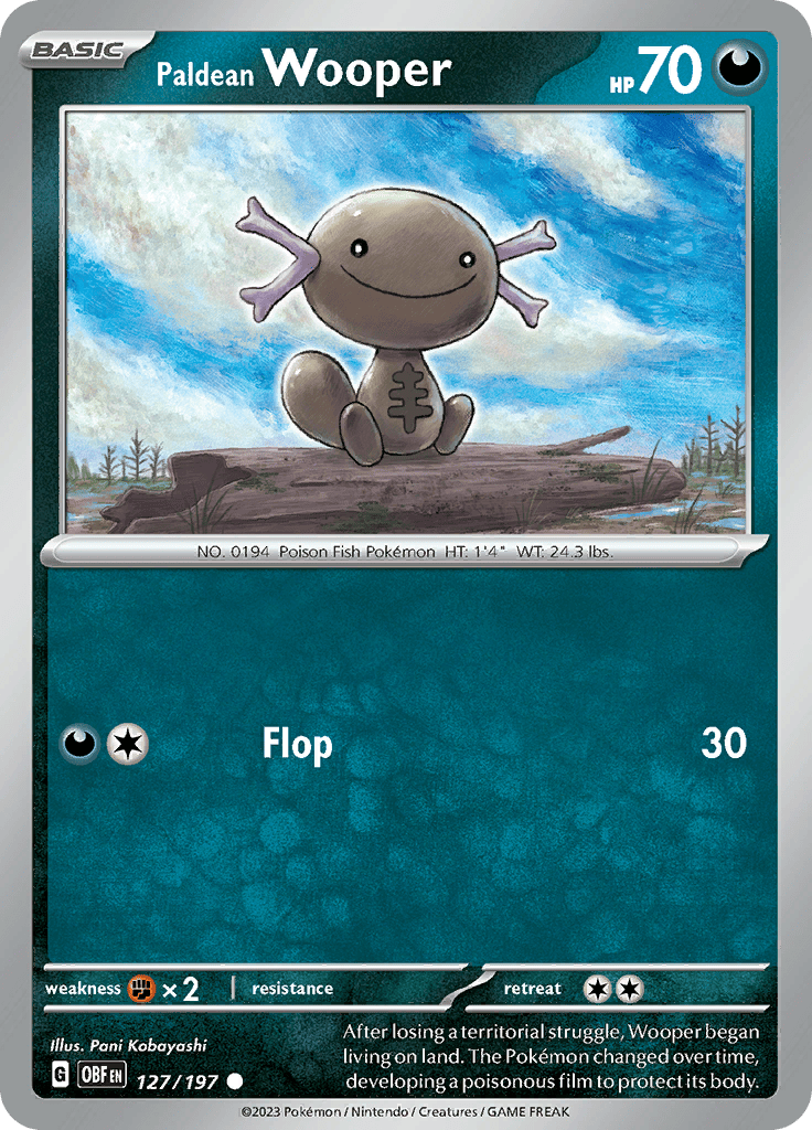 Obsidian Flames - Paldean Wooper