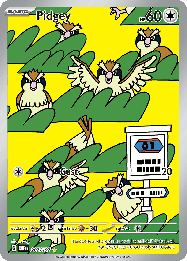 Obsidian Flames - Pidgey