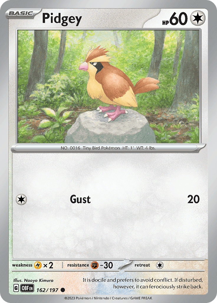 Obsidian Flames - Pidgey
