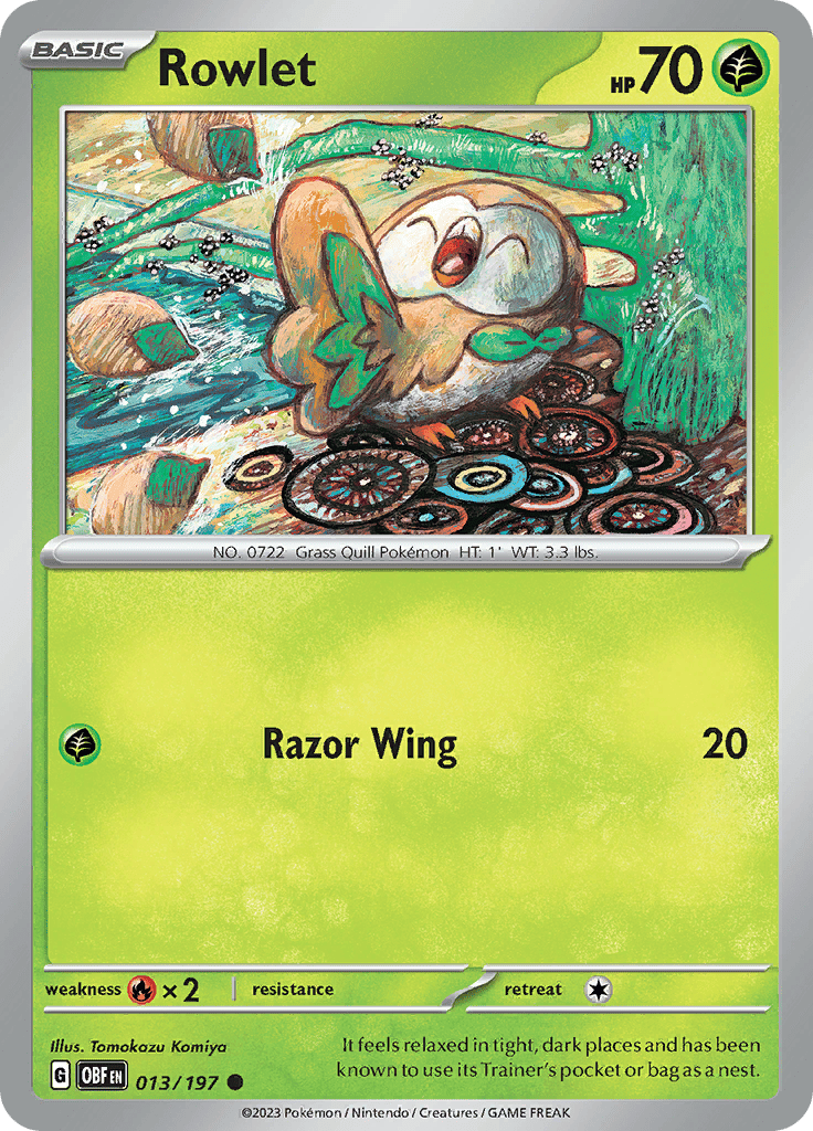 Obsidian Flames - Rowlet