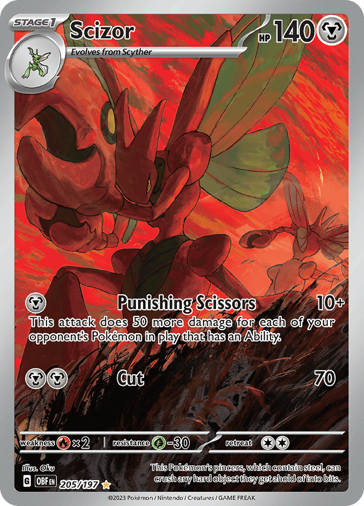 Obsidian Flames - Scizor