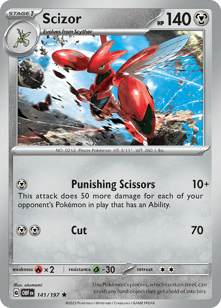 Obsidian Flames - Scizor