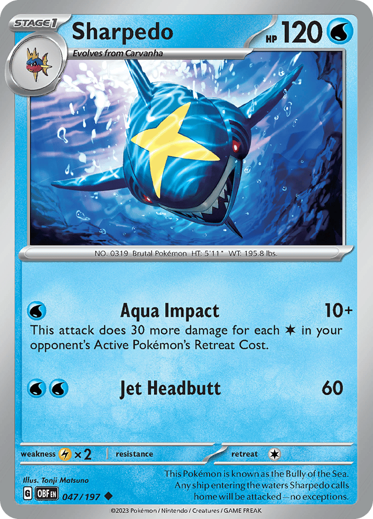 Obsidian Flames - Sharpedo