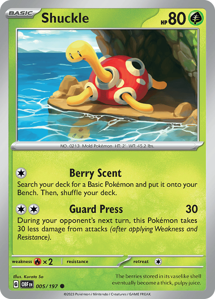 Obsidian Flames - Shuckle