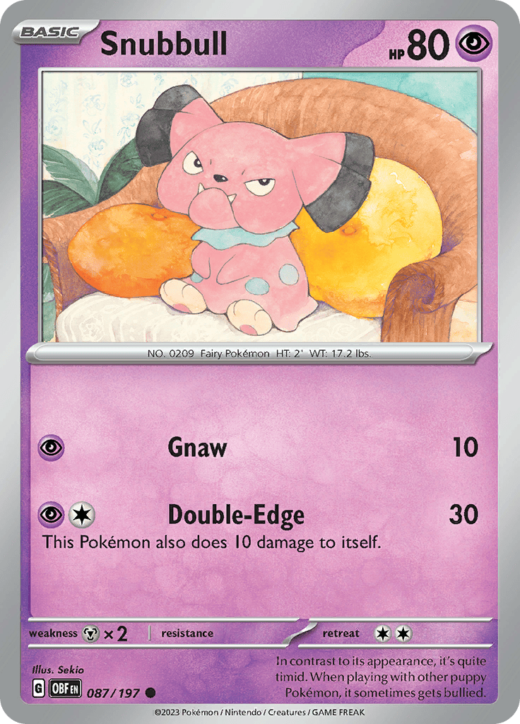 Obsidian Flames - Snubbull