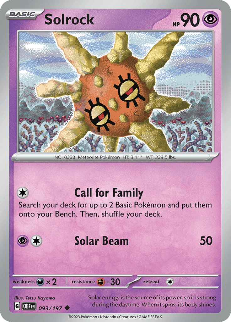 Obsidian Flames - Solrock