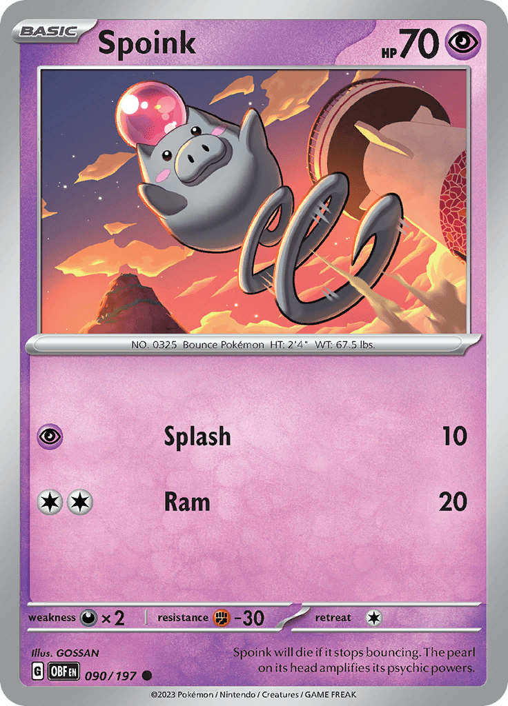 Obsidian Flames - Spoink