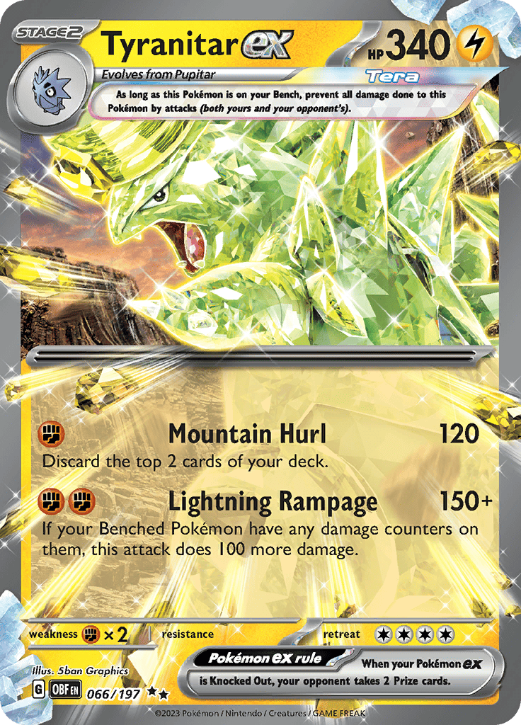 Obsidian Flames - Tyranitar Ex