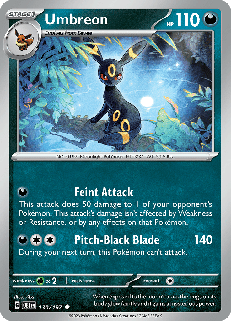 Obsidian Flames - Umbreon
