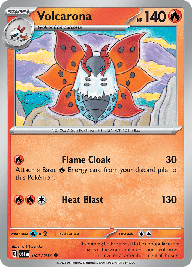Obsidian Flames - Volcarona