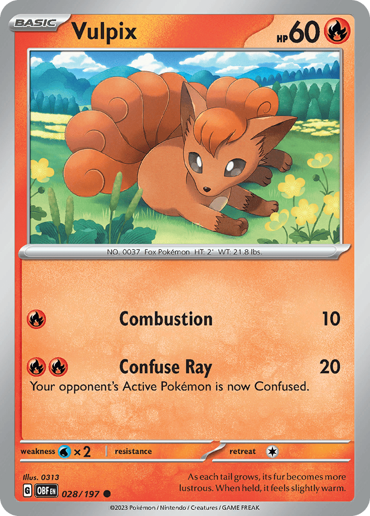 Obsidian Flames - Vulpix