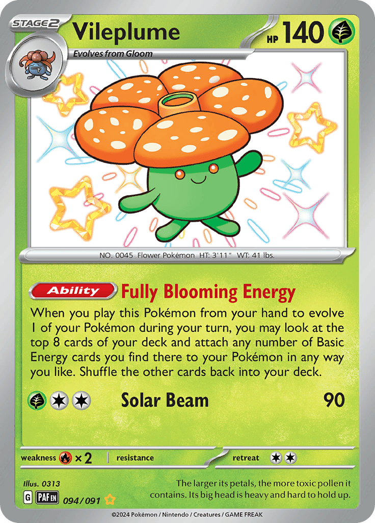 Paldean Fates - Vileplume