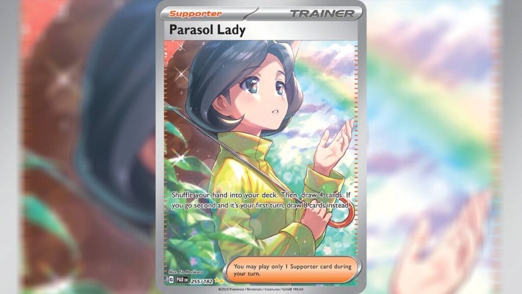 Parasol Lady Special Illustration Rare Card - Pokemon Tcg Paradox Rift