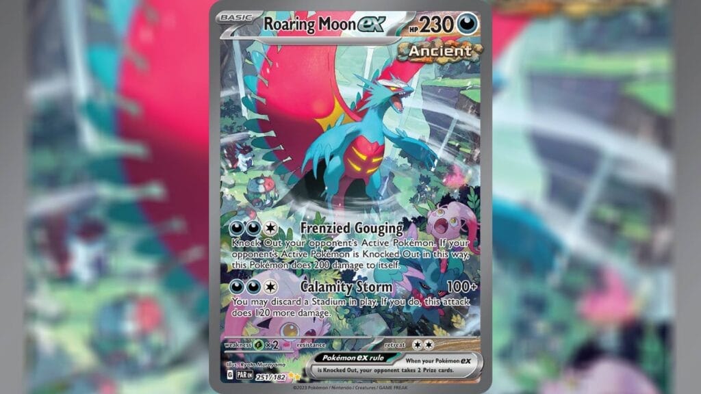 Roaring Moon Ex Special Illustration Rare - The Most Expensive Cards In Paradox Rift