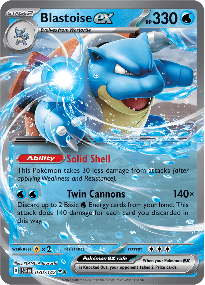 Stellar Crown - Blastoise Ex