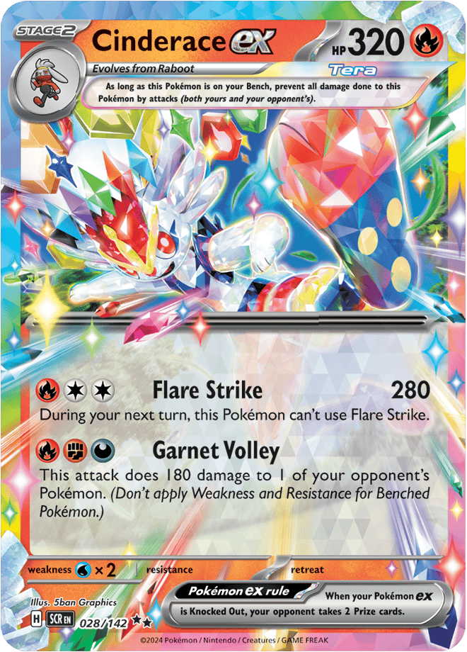 Stellar Crown - Cinderace Ex