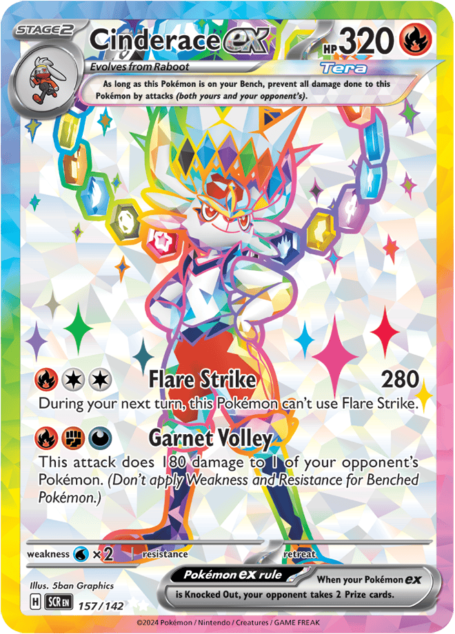 Stellar Crown - Cinderace Ex