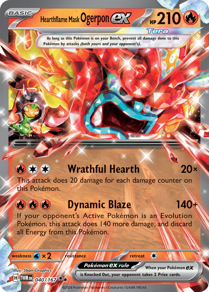 Twilight Masquerade - Heartflame Mask Ogerpon Ex