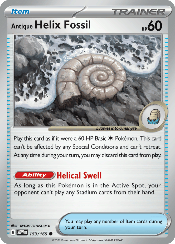 151 - Antique Helix Fossil