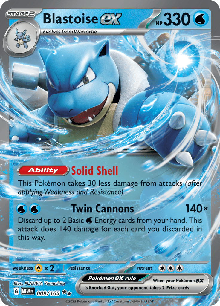 151 - Blastoise Ex