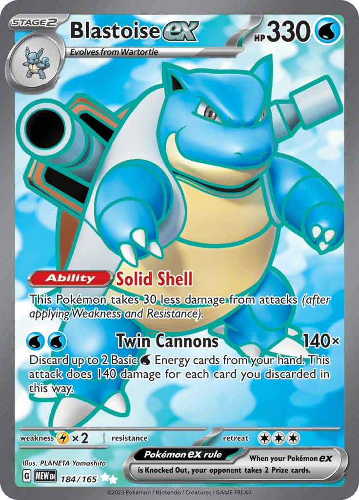 151 - Blastoise Ex