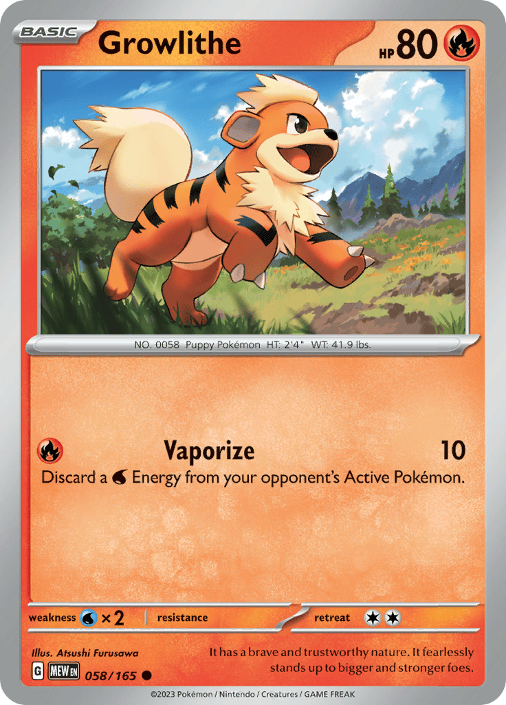 151 - Growlithe