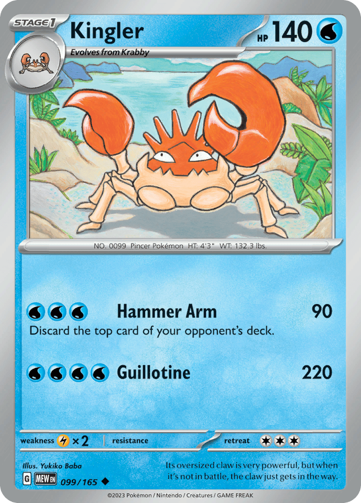 151 - Kingler