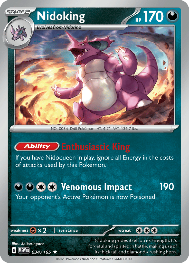 151 - Nidoking