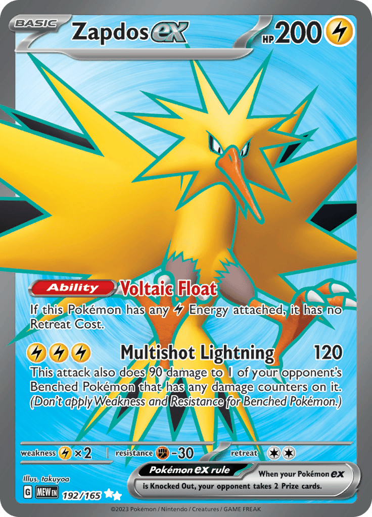 151 - Zapdos Ex