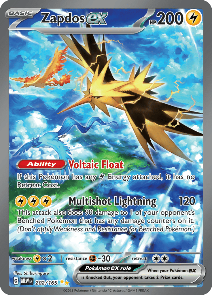 151 - Zapdos Ex