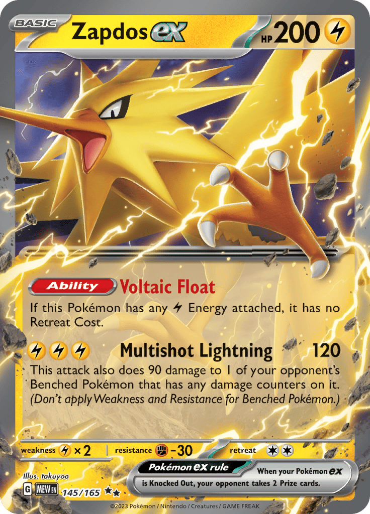 151 - Zapdos Ex