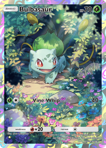Genetic Apex Mewtwo - Bulbasaur