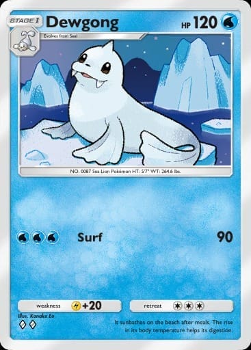 Genetic Apex Pikachu - Dewgong