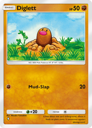 Genetic Apex Pikachu - Diglett