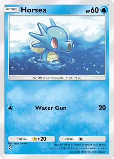 Genetic Apex Pikachu - Horsea