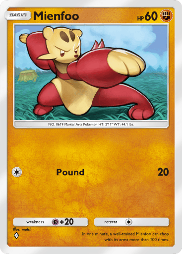 Genetic Apex Pikachu - Mienfoo