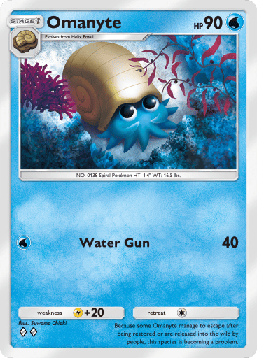 Genetic Apex Pikachu - Omanyte