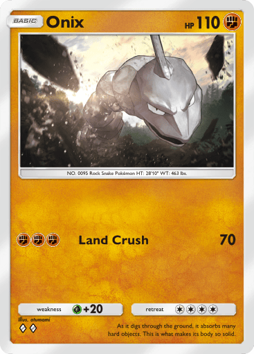 Genetic Apex Pikachu - Onix