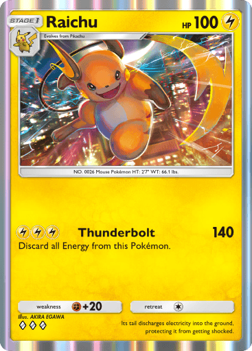 Genetic Apex Pikachu - Raichu