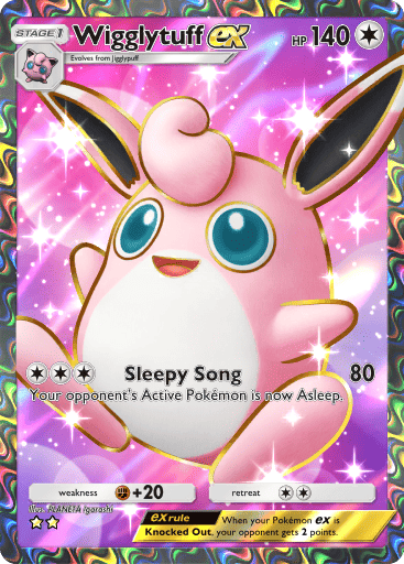 Genetic Apex Pikachu - Wigglytuff Ex