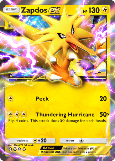 Genetic Apex Pikachu - Zapdos Ex