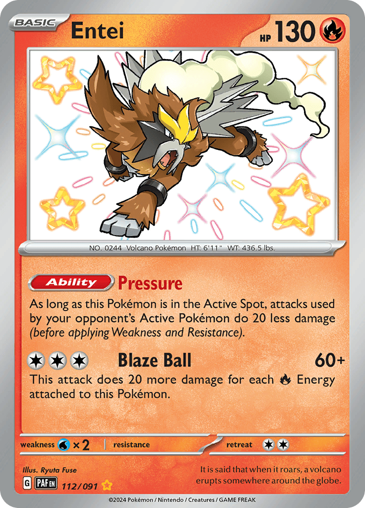 Paldean Fates - Entei
