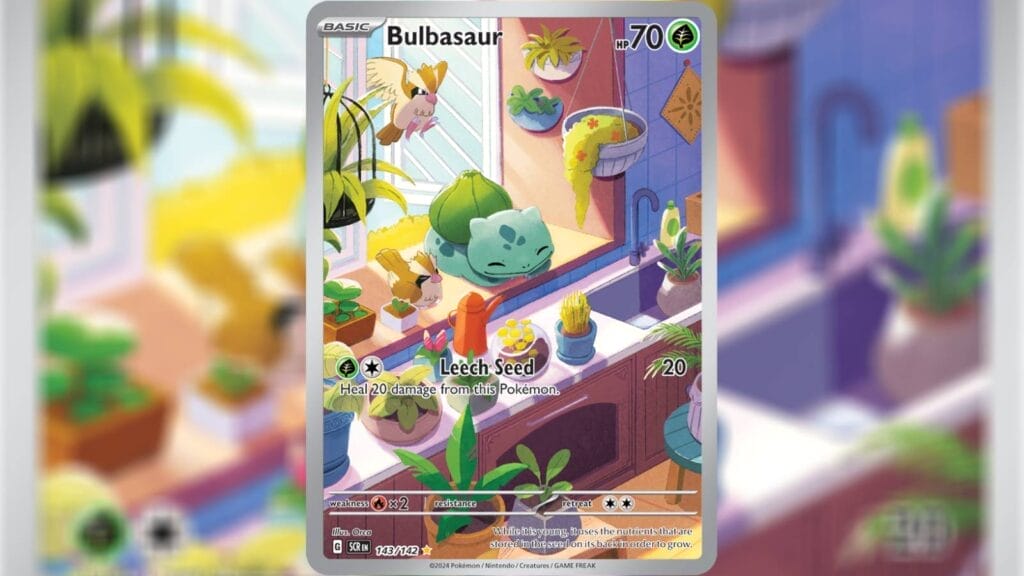 Bulbasaur (Illustration Rare) Card From Stellar Crown
